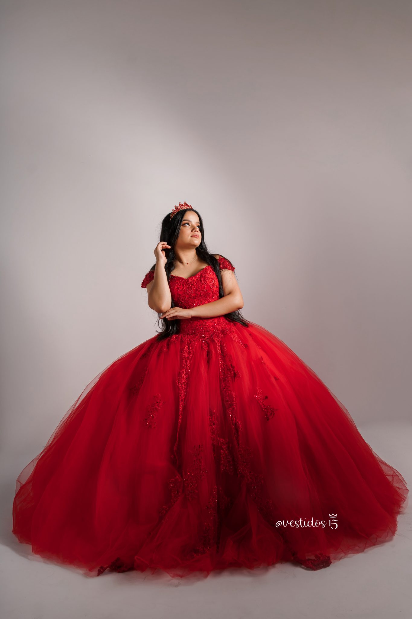 Vestido Camila Rojo 2 - Vestidos 15